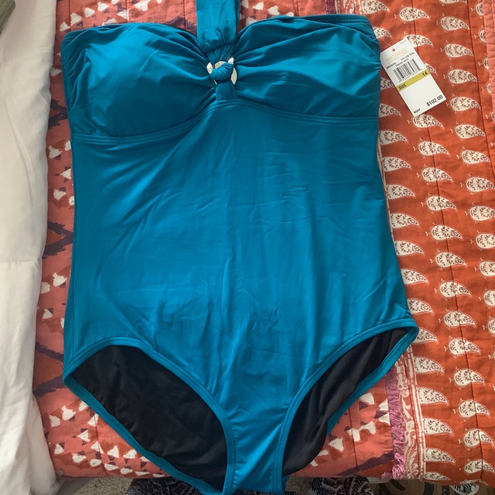 Michael Kors one piece swimsuit, halter neck